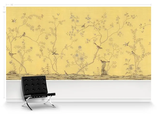 Обои для стен MuralSources Chinoiserie murals CH-205-YW1-00-2T