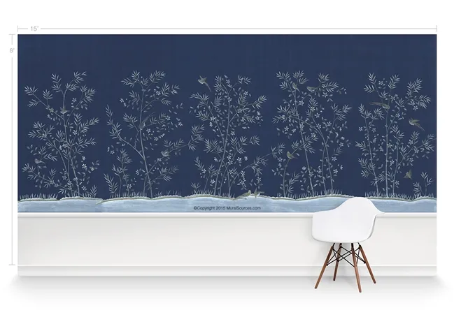 Обои для стен MuralSources Chinoiserie murals CH-211-NV1-00-2T