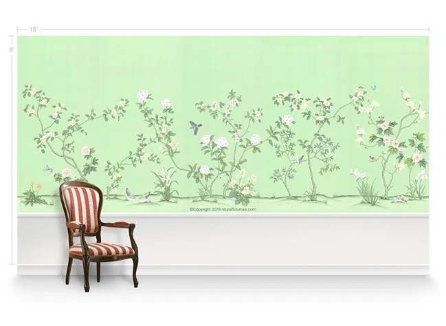 Обои для стен MuralSources Chinoiserie murals CH-215-CS-00-2T
