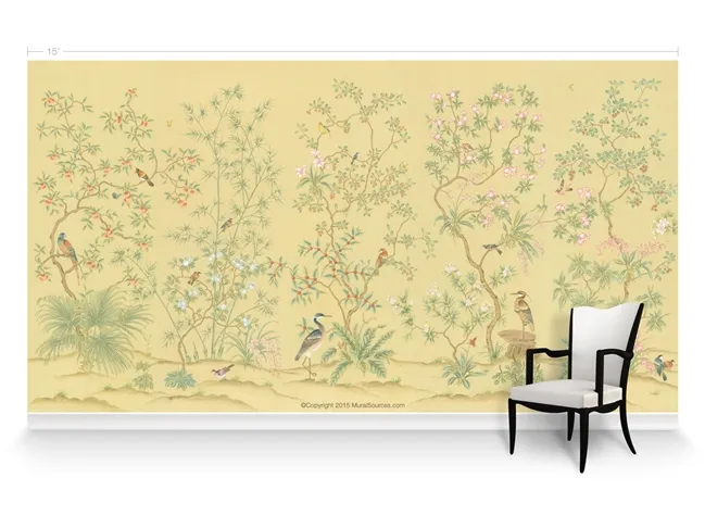 Обои для стен MuralSources Chinoiserie murals CH-260-YW1-00-2T