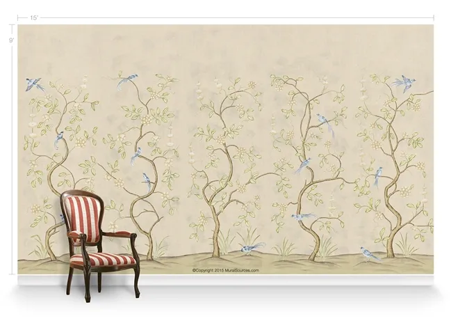 Обои для стен MuralSources Chinoiserie murals CH-805-CM2-00-2T