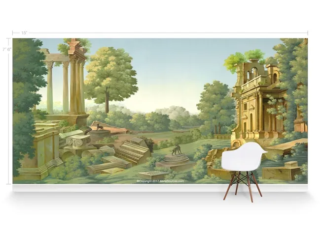 Обои для стен MuralSources European mural panoramics PN-100-RQ-2T