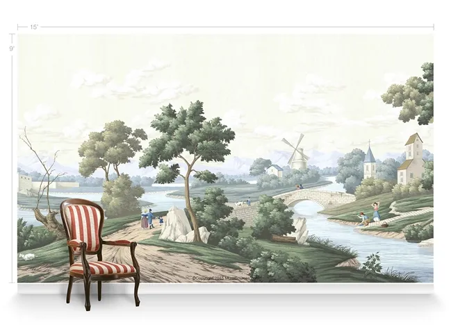 Обои для стен MuralSources European mural panoramics PN-125-BX-2T