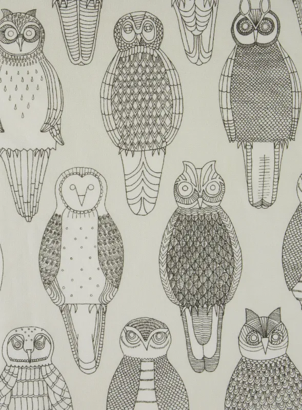 Ткань Abigail Edwards Abigail’s first fabrics collection Owls of the British Isles Linen Fabric