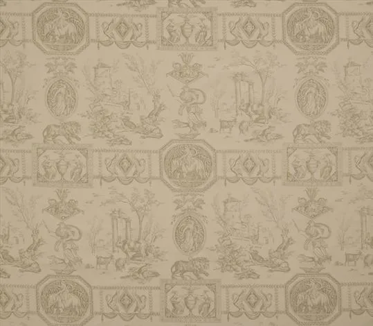 Ткань Marvic Textiles Toile Proposals III 5220-005 Beige on Ecru