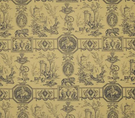 Ткань Marvic Textiles Toile Proposals III 5220-008 Navy on Sand