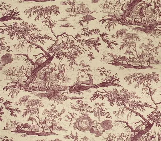 Ткань Marvic Textiles Toile Proposals III 5552-1 Plum