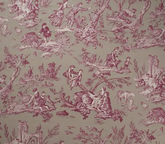 Ткань Marvic Textiles Toile Proposals III 6204-12 Magenta