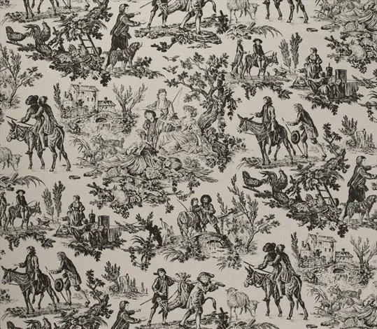 Ткань Marvic Textiles Toile Proposals III 6205-7 Black