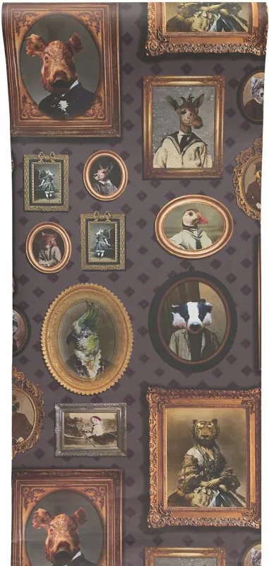 Обои для стен Graduate Collection Graduate Wallpapers charlotte_cory_portrait_gallery_wallpaper_mauve