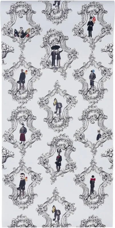 Обои для стен Graduate Collection Graduate Wallpapers gentlemens_wallpaper_blue