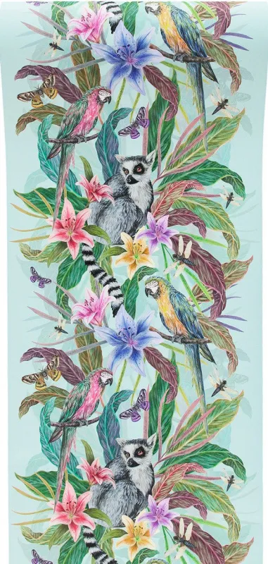 Обои для стен Graduate Collection Graduate Wallpapers lemur_wallpaper_turquoise