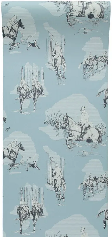 Обои для стен Graduate Collection Graduate Wallpapers saddle_up_wallpaper_duck_egg