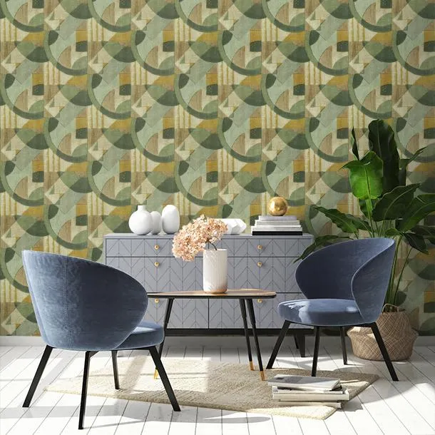 Обои для стен Zoffany Rhombi Vinyl Wallcoverings 312887 #3