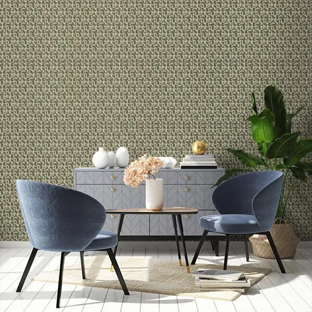 Обои для стен Zoffany Rhombi Vinyl Wallcoverings 312892 #3