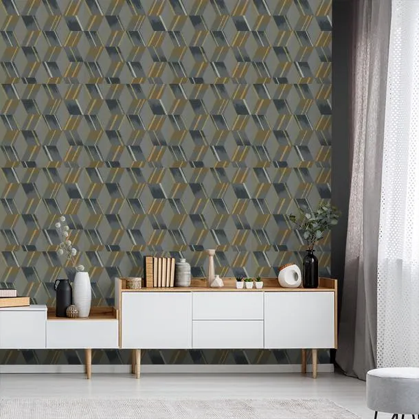 Обои для стен Zoffany Rhombi Vinyl Wallcoverings 312895 #6