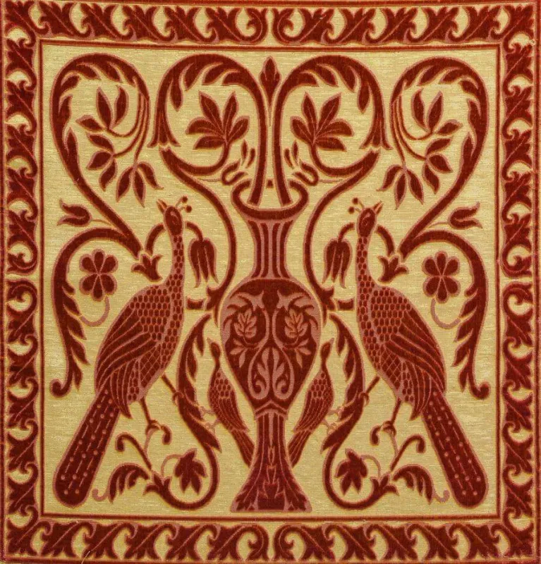 Ткань Luigi Bevilacqua Бархат ручной работы Pavoni-3904