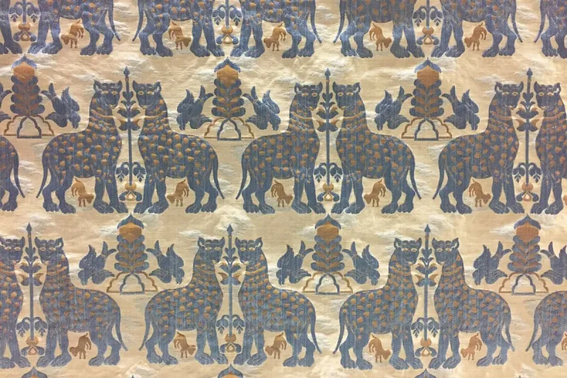 Ткань Luigi Bevilacqua Жаккардовая ткань Broccatello-Fiere-023-32973