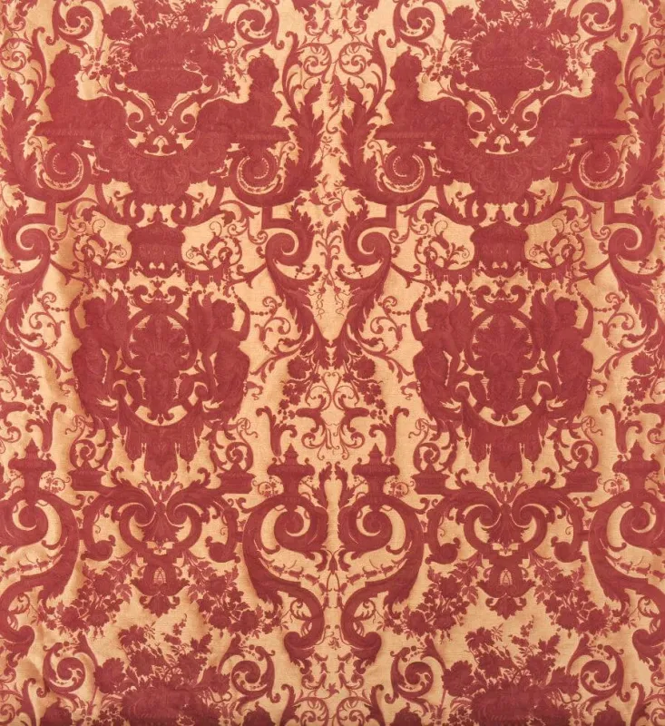 Ткань Luigi Bevilacqua Жаккардовая ткань Broccatello-Grottesche-34135