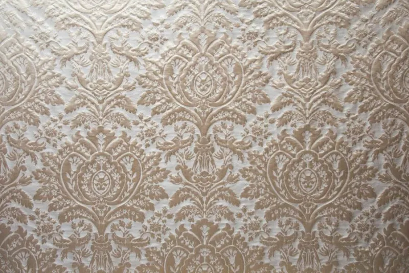 Ткань Luigi Bevilacqua Жаккардовая ткань Broccatello-Sagredo-mandorla