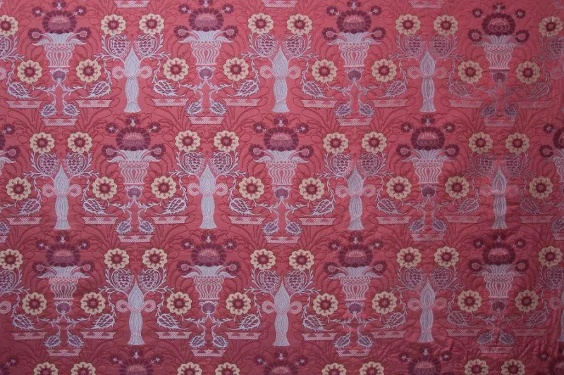 Ткань Luigi Bevilacqua Лампас Lampasso-Maja-corallo
