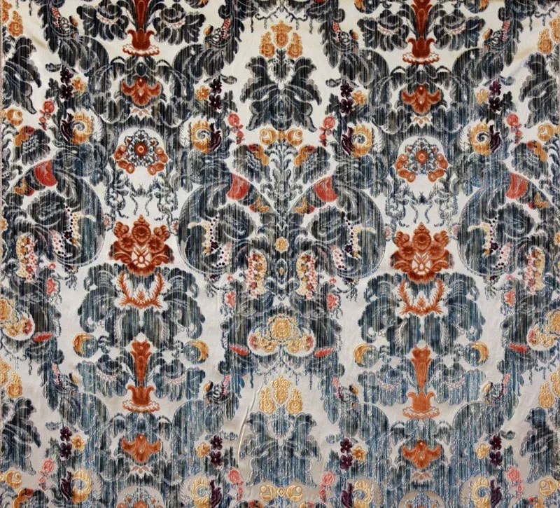 Ткань Luigi Bevilacqua Многоцветный бархат Fioroni-030-30771