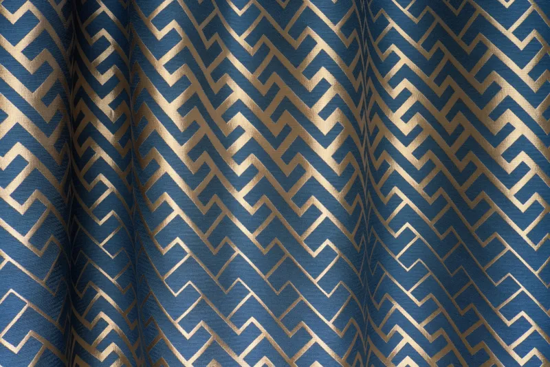 Ткань KT Exclusive Modern Geometrics borneo-blue-macro