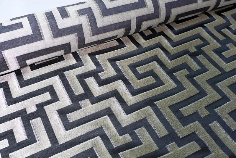 Ткань KT Exclusive Modern Geometrics caledonia-grey-macro-2