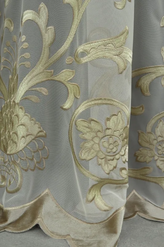 Ткань KT Exclusive Romantic Lace Marta-blue-macro-1