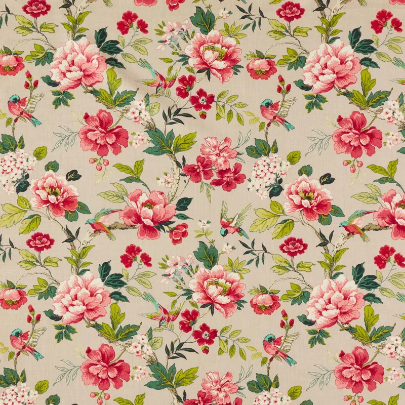 Ткань The Design Archives Archive 1 Cotton & Linen Grosvenor-1003-Chintz-1-1