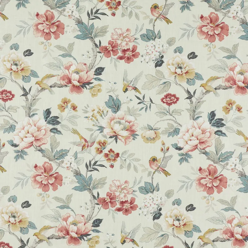 Ткань The Design Archives Archive 1 Cotton & Linen Grosvenor-1003-Vintage-Rose-5-1