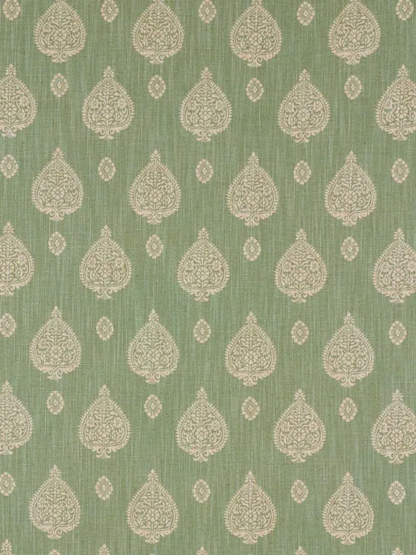 Ткань The Design Archives Archive 1 Cotton & Linen Malaya-1006-Duck-Egg-2-1