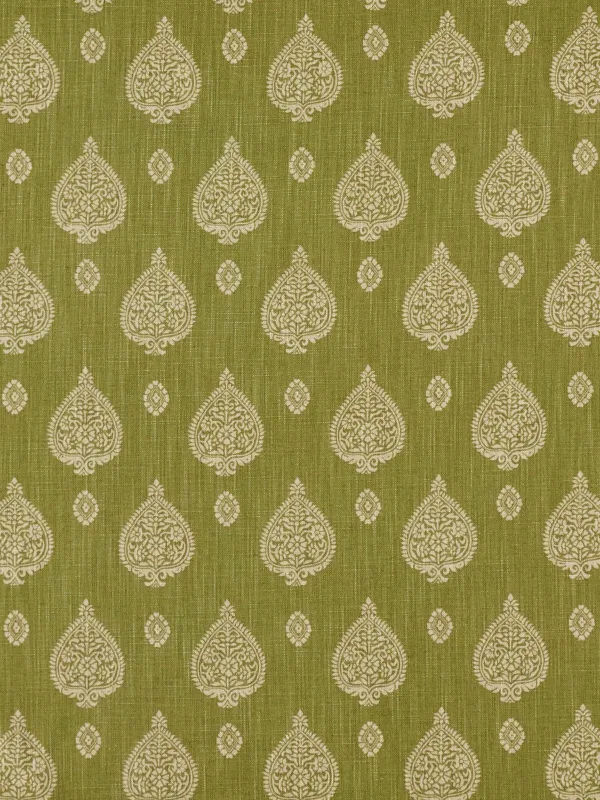 Ткань The Design Archives Archive 1 Cotton & Linen Malaya-1006-Sage-3-1