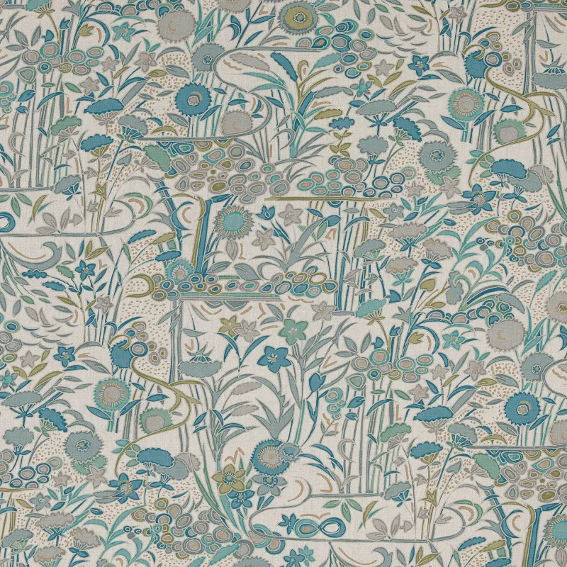 Ткань The Design Archives Jewel Collection MG_5016-Grand-Tiffany-Aqua-LU