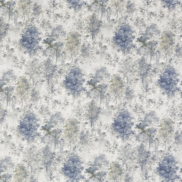 Ткань Prestigious Textiles Abbey Gardens 8642 woodland_8642-757 woodland saxon blue