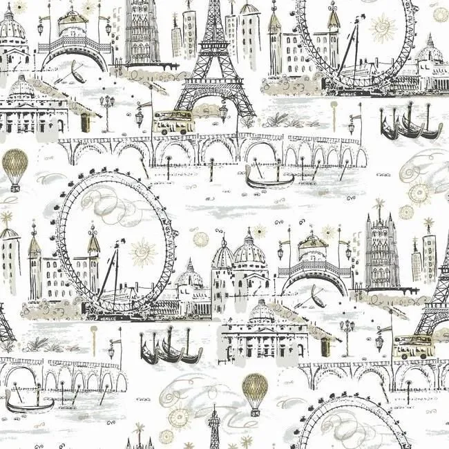 Обои для стен York Wallcoverings A Perfect World KI0584