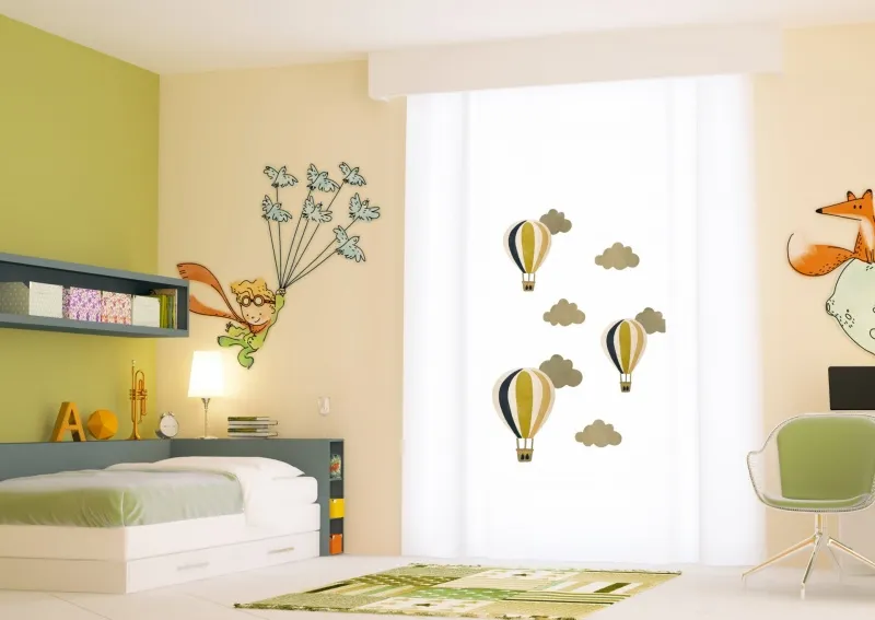 Ткань Harem Linea Kids cameretta_mongolfiera