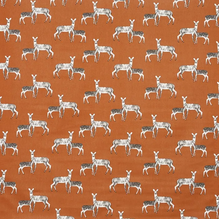 Ткань Prestigious Textiles Nature 5045 deer_5045-981 deer cinder