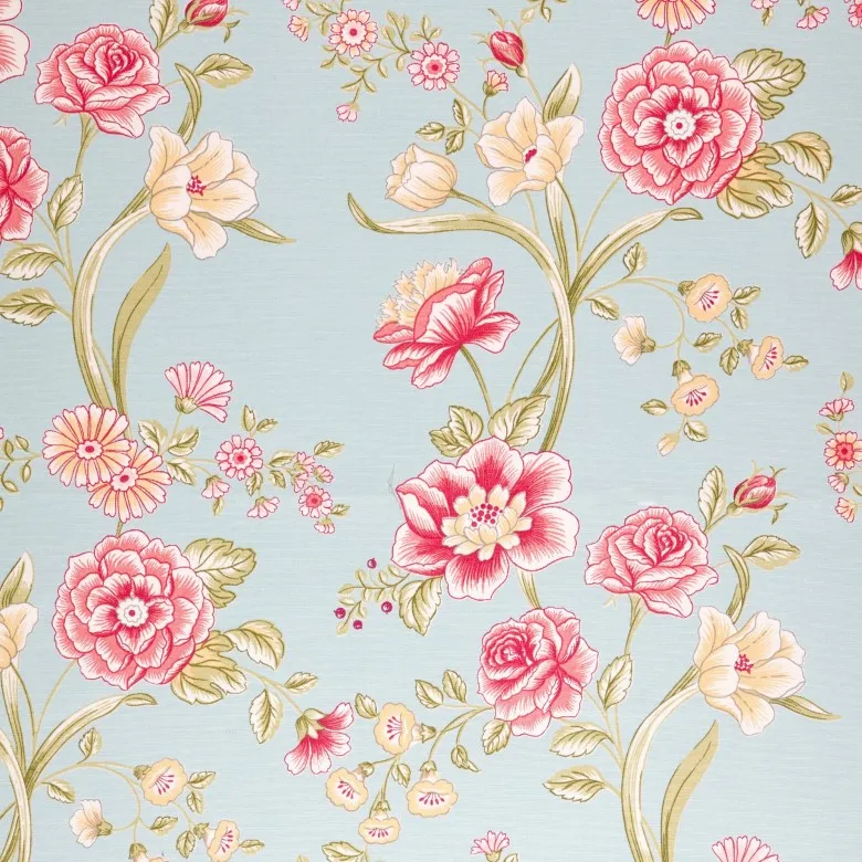 Ткань Bill Beaumont Vintage floweer Vintage floweer Duck egg