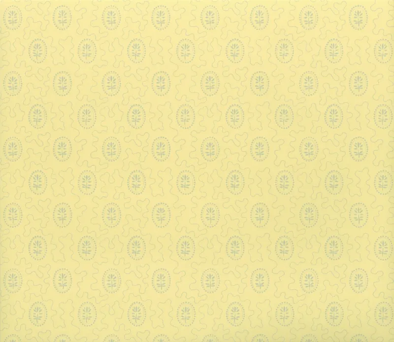 Обои для стен Hamilton Weston Old Paradise Archway-House-Single-Colour-Print-Grey-on-Soft-Yell