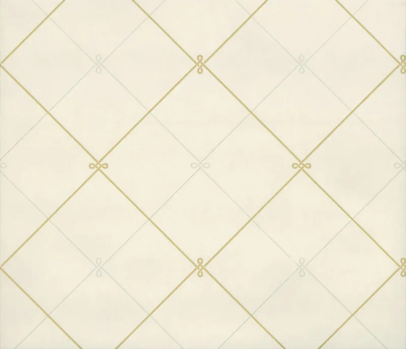 Обои для стен Hamilton Weston Old Paradise Charlecote-Trellis-Grey-Gold