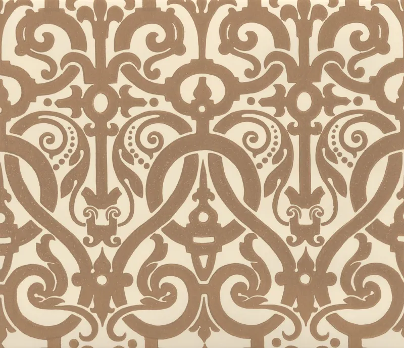 Обои для стен Hamilton Weston Paradise Archive Charlecote-Strapwork-Noisette