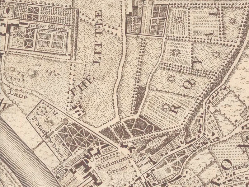 Обои для стен Hamilton Weston Paradise Archive Georgian-London-10-miles-round