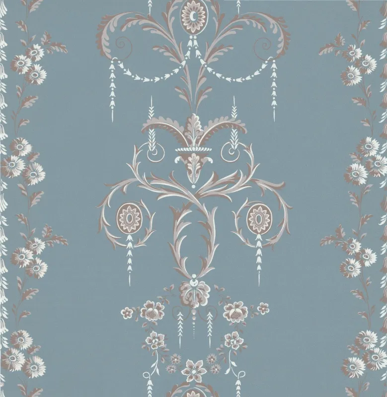 Обои для стен Hamilton Weston Paradise Archive HWW-Royal-Crescent-Doc-Blue-Single-width-crop-1