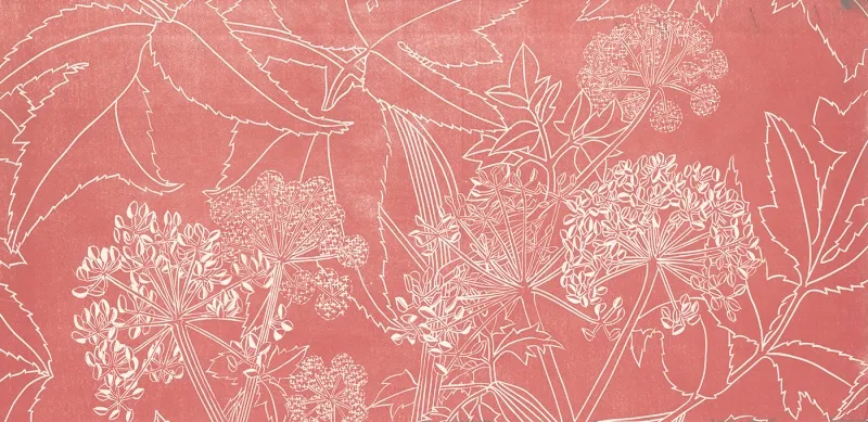 Обои для стен Hamilton Weston The Marthe Armitage wallpapers Angelica-Terracotta-Red