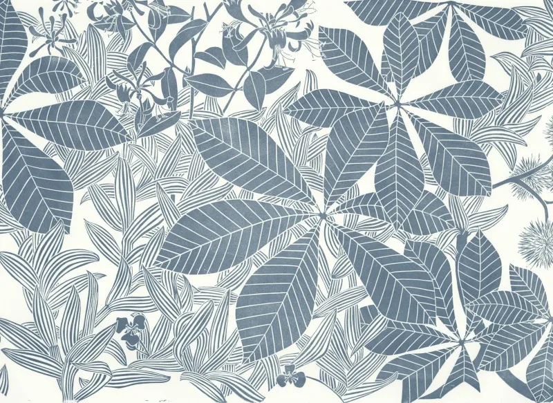 Обои для стен Hamilton Weston The Marthe Armitage wallpapers Chestnut-.Denim-Blue