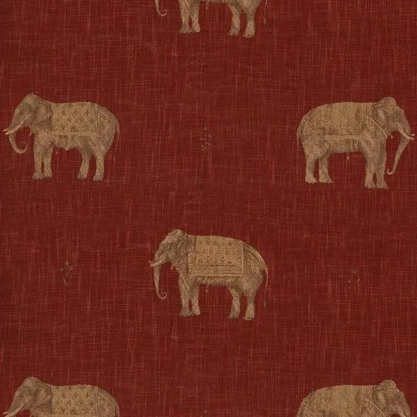 Ткань Andrew Martin Mughal 25133-jehan-brick-terracotta-lg