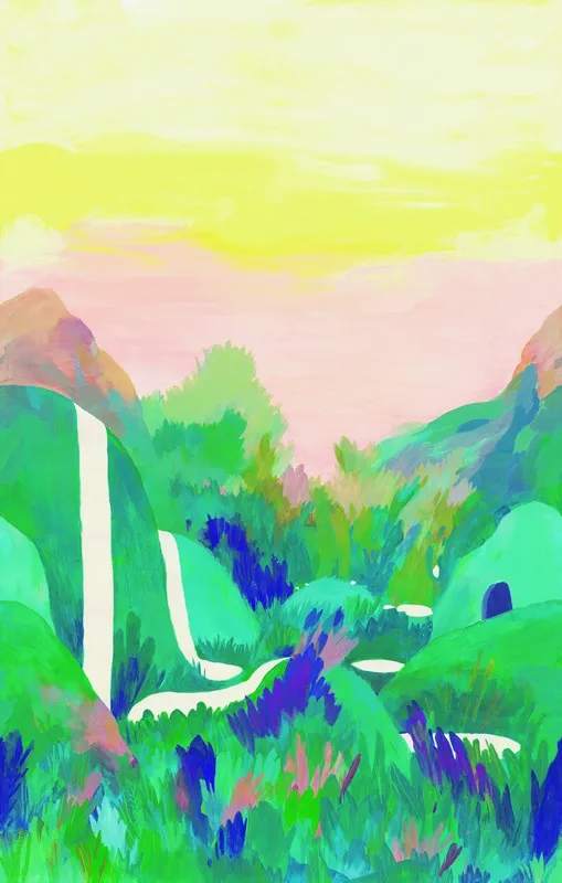 Обои для стен Nobilis Grand Angle GRD 40_LES CASCADES