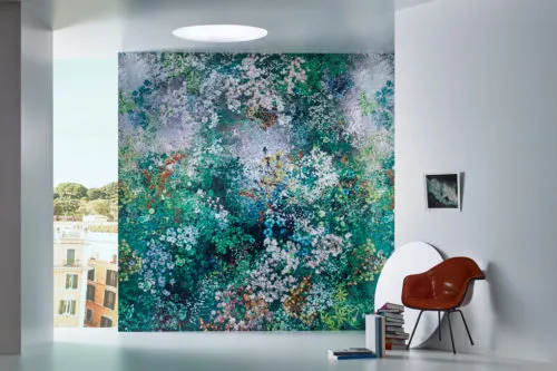 Обои для стен Jakob Schlaepfer Textiles Interior galva_green