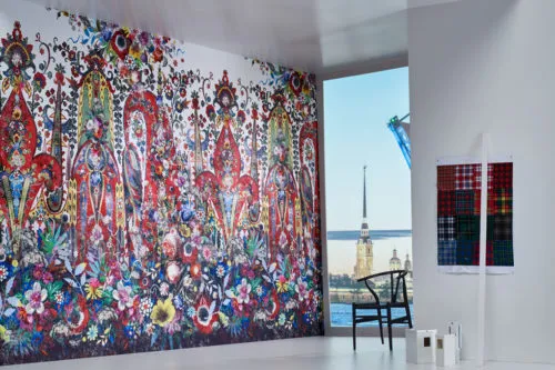 Обои для стен Jakob Schlaepfer Textiles Interior poppy_anastasia